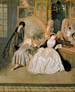 Das Schild des Gersaint-Ladens (Detail)